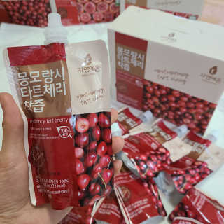 자연에온 몽모랑시 타트체리 착즙 100mL 10개입 2BOX — 5점을 준 리뷰어가 2020년 10월 올린 사용 사진
