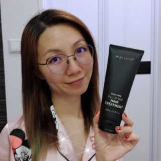 나인레스 매지나인 필 업 실크 트리트먼트 200ml 6.76 fl. 온스 유형에 남겨 — 5점을 준 리뷰어가 2022년 1월 올린 사용 사진