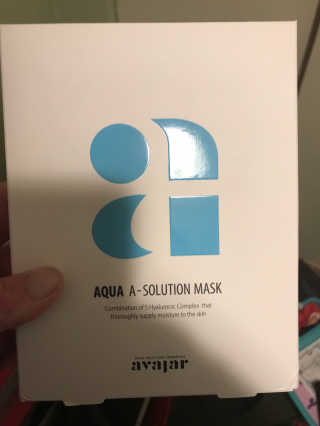 Avajar A-Solution 마스크 — 5점을 준 리뷰어가 2020년 12월 올린 사용 사진