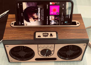 SEVIZ RETRO20W 레트로 블루투스 스피커 — 4.5점을 준 리뷰어가 2020년 8월 올린 사용 사진