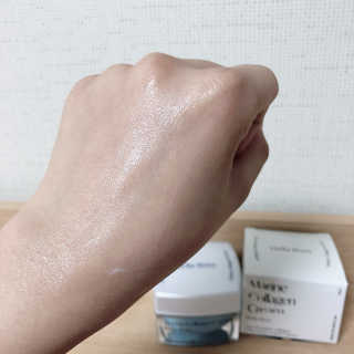 델라본 마린 콜라겐 수분크림 — 5점을 준 리뷰어가 2020년 5월 올린 사용 사진