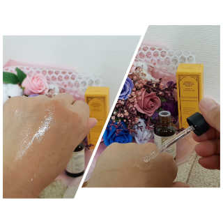 [스킨큐어] 산다화 비타민C 화이트닝 에센스 30ml — 5점을 준 리뷰어가 2020년 4월 올린 사용 사진