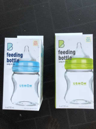 유비맘 신생아젖병 120ml 트리플팩_ 젖꼭지 포함 — 5점을 준 리뷰어가 2020년 6월 올린 사용 사진