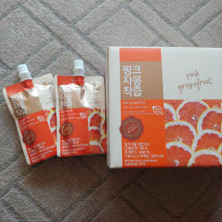 자연에온 핑크 자몽 착즙 100mL 10개입 2BOX — 5점을 준 리뷰어가 2020년 10월 올린 사용 사진