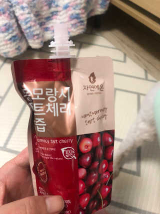 자연에온 몽모랑시 타트체리 착즙 100mL 10개입 2BOX — 5점을 준 리뷰어가 2020년 10월 올린 사용 사진