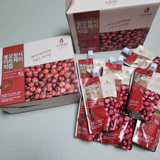 자연에온 몽모랑시 타트체리 착즙 100mL 10개입 2BOX — 5점을 준 리뷰어가 2020년 12월 올린 사용 사진