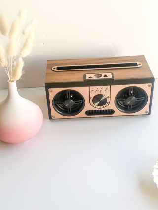 SEVIZ RETRO20W 레트로 블루투스 스피커 — 4점을 준 리뷰어가 2020년 7월 올린 사용 사진