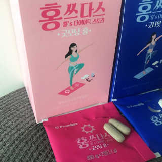 프롬바이오 홍쓰다스 아침,저녁 맞춤형 다이어트식품 14포+14포 — 4점을 준 리뷰어가 2020년 6월 올린 사용 사진