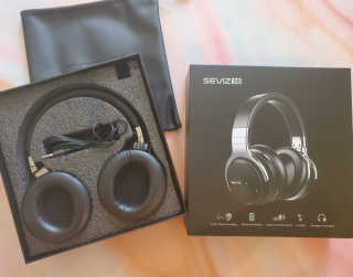 SEVIZ Bluetooth Headphones 10 3color — 5점을 준 리뷰어가 2020년 5월 올린 사용 사진