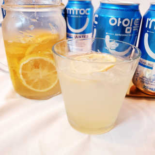 일화 아임톡 탄산수 355ml X 24캔 — 5점을 준 리뷰어가 2020년 4월 올린 사용 사진