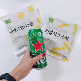 가치식탁 리얼치즈스틱, 리얼크림치즈볼 — 5점을 준 리뷰어가 2020년 7월 올린 사용 사진