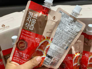 자연에온 핑크 자몽 착즙 100mL 10개입 2BOX — 5점을 준 리뷰어가 2020년 11월 올린 사용 사진