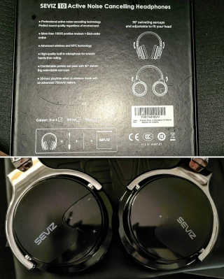 SEVIZ Bluetooth Headphones 10 3color — 4점을 준 리뷰어가 2020년 9월 올린 사용 사진