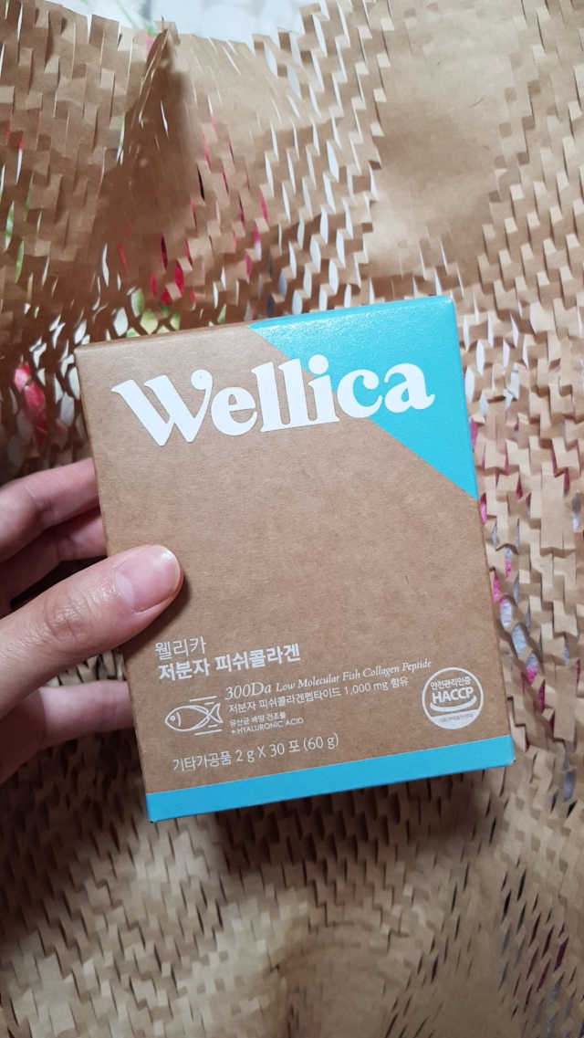 웰리카 저분자 피쉬 콜라겐 리뷰 사진