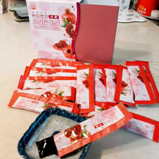 헬스업_쁘띠쁘띠석류콜라겐젤리_20g x 14포 — 5점을 준 리뷰어가 2020년 11월 올린 사용 사진