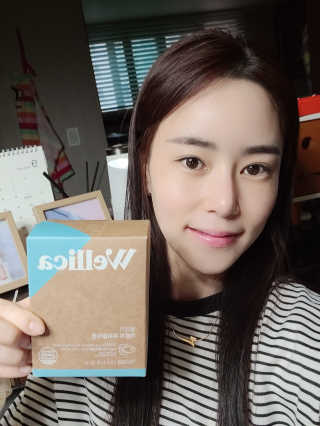 웰리카 저분자 피쉬 콜라겐 — 5점을 준 리뷰어가 2020년 10월 올린 사용 사진