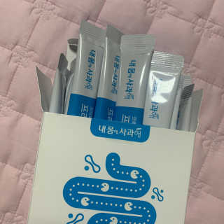 내몸에사과해 프리바이오틱스4000 — 5점을 준 리뷰어가 2020년 11월 올린 사용 사진