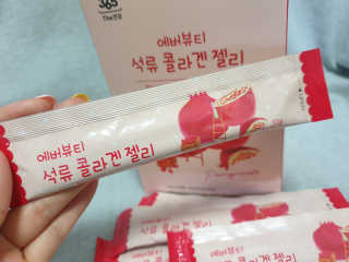 365더건강 에버뷰티 석류콜라겐 젤리 — 5점을 준 리뷰어가 2020년 8월 올린 사용 사진