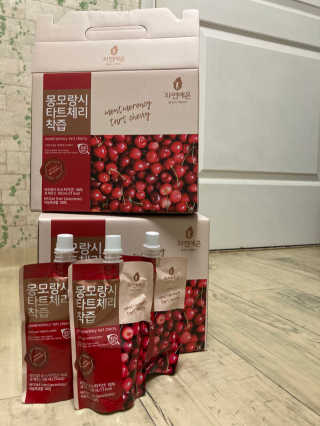 자연에온 몽모랑시 타트체리 착즙 100mL 10개입 2BOX — 5점을 준 리뷰어가 2020년 12월 올린 사용 사진
