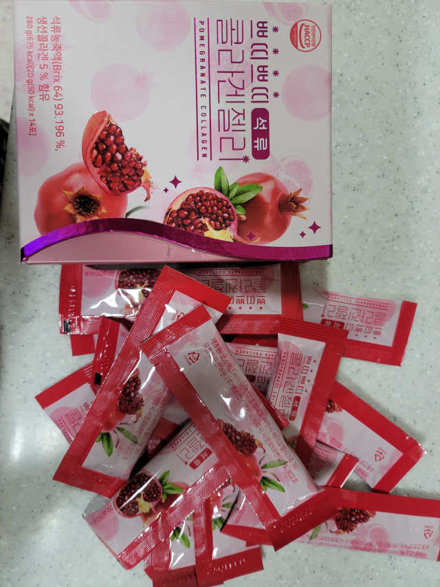헬스업_쁘띠쁘띠석류콜라겐젤리_20g x 14포 리뷰 사진