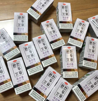 세상간단 완전푸드 [완전두유] 5종 — 5점을 준 리뷰어가 2020년 4월 올린 사용 사진