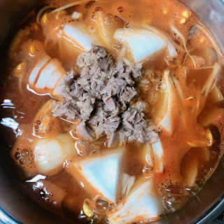동원참치 펭수참치 — 5점을 준 리뷰어가 2020년 6월 올린 사용 사진