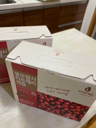 자연에온 몽모랑시 타트체리 착즙 100mL 10개입 2BOX — 5점을 준 리뷰어가 2020년 11월 올린 사용 사진