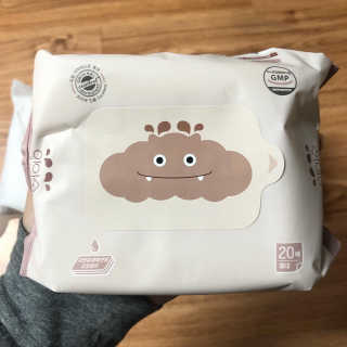 아이수 브론 몬스터 휴대용 아기 물티슈 — 5점을 준 리뷰어가 2020년 12월 올린 사용 사진