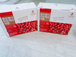 자연에온 몽모랑시 타트체리 착즙 100mL 10개입 2BOX — 5점을 준 리뷰어가 2020년 10월 올린 사용 사진
