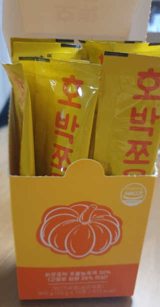 조은약초 국산 늙은 호박즙 호박쪼옥 젤리 20g x 15포 — 5점을 준 리뷰어가 2020년 7월 올린 사용 사진
