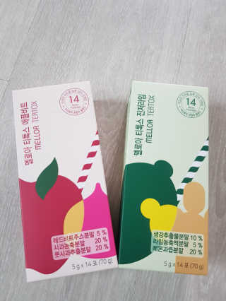 멜로아티톡스 애플비트, 진저라임 상큼하게 가벼워질 땐 멜로아티톡스 애플비트 진저라임 — 5점을 준 리뷰어가 2020년 5월 올린 사용 사진