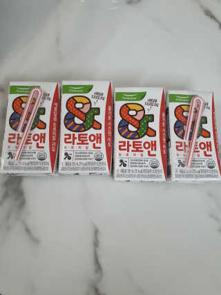 [풀무원녹즙] 어린이 과채음료, 라토앤 트로피칼 1box — 4.5점을 준 리뷰어가 2020년 10월 올린 사용 사진