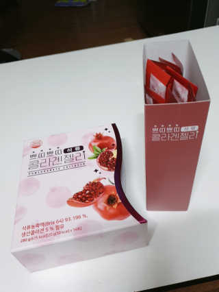 헬스업_쁘띠쁘띠석류콜라겐젤리_20g x 14포 — 5점을 준 리뷰어가 2020년 7월 올린 사용 사진