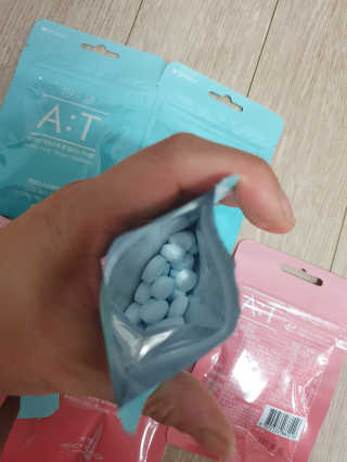 입 냄새 완화에 도움을 주는 에티켓 캔디 복숭아맛 앳캔디 — 4점을 준 리뷰어가 2020년 11월 올린 사용 사진