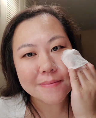 뷰트리 BEAUTREE PLA 버블 각질 제거 클렌징 패드 — 5점을 준 리뷰어가 2020년 10월 올린 사용 사진