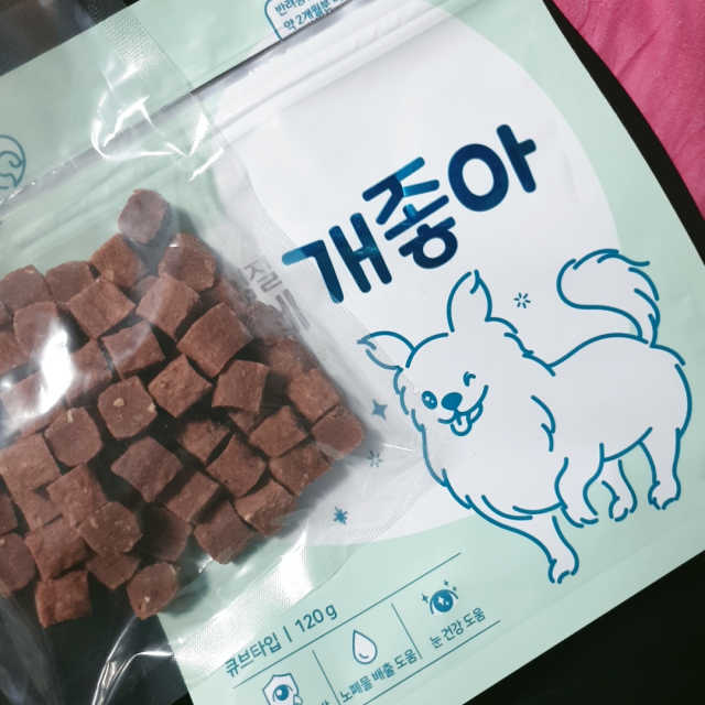천연단백질 눈건강에 개좋아 리뷰 사진