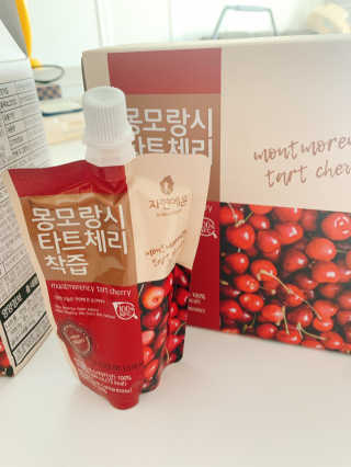 자연에온 몽모랑시 타트체리 착즙 100mL 10개입 2BOX — 5점을 준 리뷰어가 2020년 10월 올린 사용 사진
