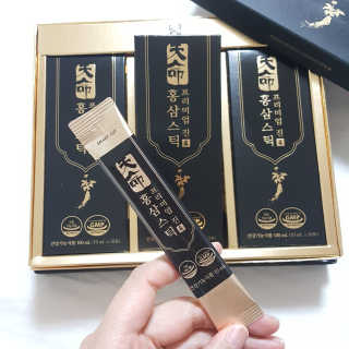 헬스업_천명진프리미엄홍삼스틱_10ml x 30포 — 5점을 준 리뷰어가 2020년 8월 올린 사용 사진