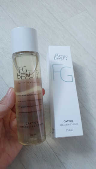 FGBEAUTY Cactus Balancing Toner 켁터스 밸런싱 토너 — 3점을 준 리뷰어가 2020년 7월 올린 사용 사진