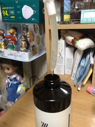에이처드 유산균 탈모 샴푸 500ml — 5점을 준 리뷰어가 2020년 8월 올린 사용 사진