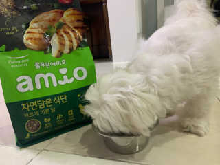 [풀무원 아미오] 자연담은식단 1kg 3종 — 5점을 준 리뷰어가 2020년 12월 올린 사용 사진