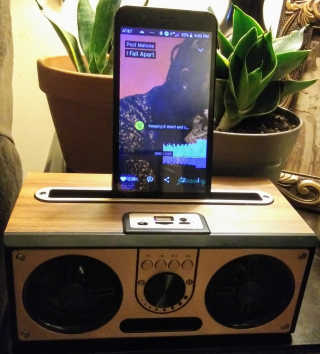 SEVIZ RETRO20W 레트로 블루투스 스피커 — 5점을 준 리뷰어가 2020년 6월 올린 사용 사진