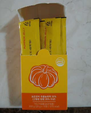 조은약초 국산 늙은 호박즙 호박쪼옥 젤리 20g x 15포 — 5점을 준 리뷰어가 2020년 8월 올린 사용 사진