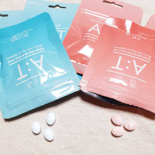 입 냄새 완화에 도움을 주는 에티켓 캔디 복숭아맛 앳캔디 — 4점을 준 리뷰어가 2020년 11월 올린 사용 사진