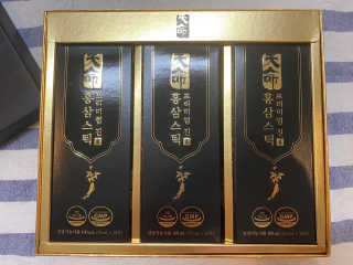 헬스업_천명진프리미엄홍삼스틱_10ml x 30포 — 4점을 준 리뷰어가 2020년 9월 올린 사용 사진