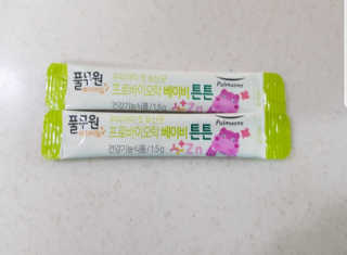 [풀무원베이비밀] 프로바이오락 베이비 유산균 SET — 5점을 준 리뷰어가 2020년 11월 올린 사용 사진