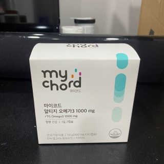 JW중외제약 마이코드 알티지 오메가3 1000 mg — 5점을 준 리뷰어가 2020년 8월 올린 사용 사진