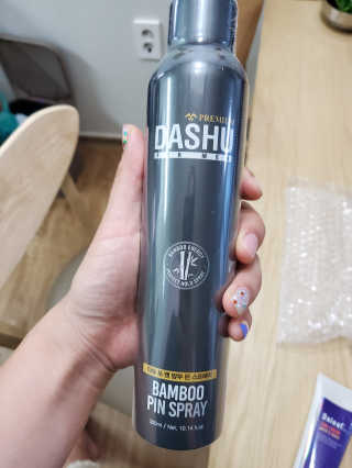 다슈코리아 다슈 포 맨 프리미엄 밤부 핀 스프레이 300ml — 5점을 준 리뷰어가 2020년 7월 올린 사용 사진