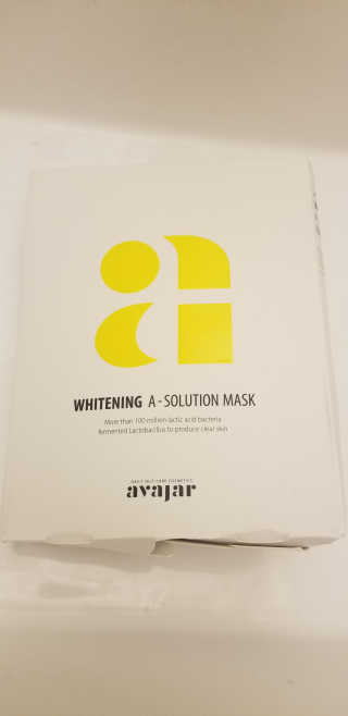Avajar A-Solution 마스크 — 5점을 준 리뷰어가 2020년 10월 올린 사용 사진
