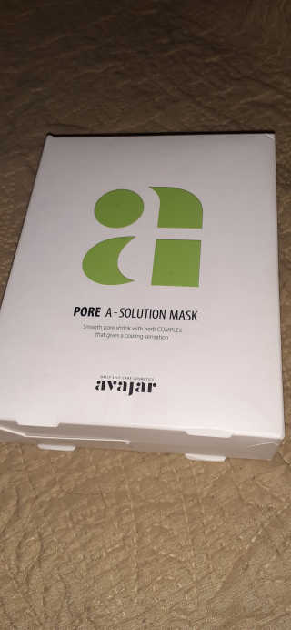 Avajar A-Solution 마스크 — 5점을 준 리뷰어가 2020년 12월 올린 사용 사진
